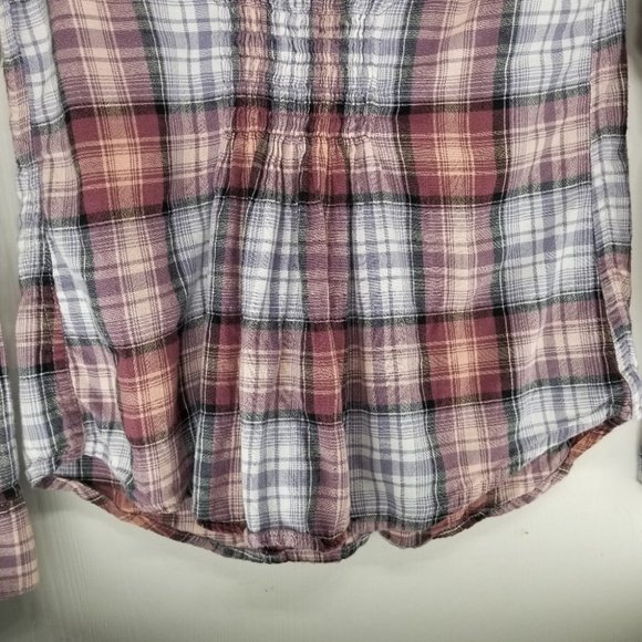 ISABELLE SINCLAIR Plaid Longsleeve Shirt (W2-59) - Picture 2 of 4